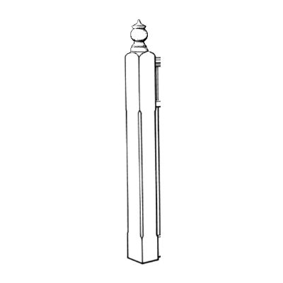 Windsor fence post